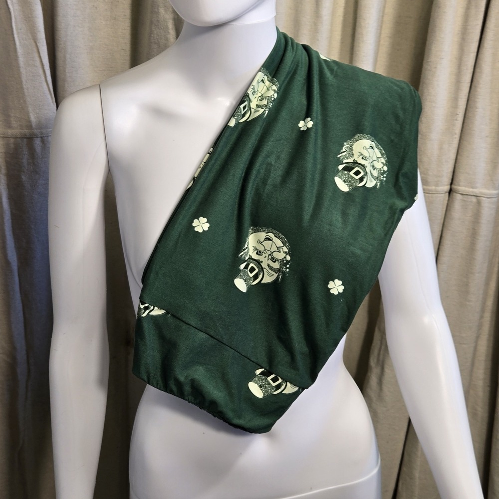 LuLaRoe St Patricks Day Leggings Tall & Curvy Green‎ Leprechaun Hat Clover TC
